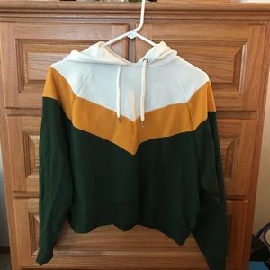 Monki Tri-Color Hoodie